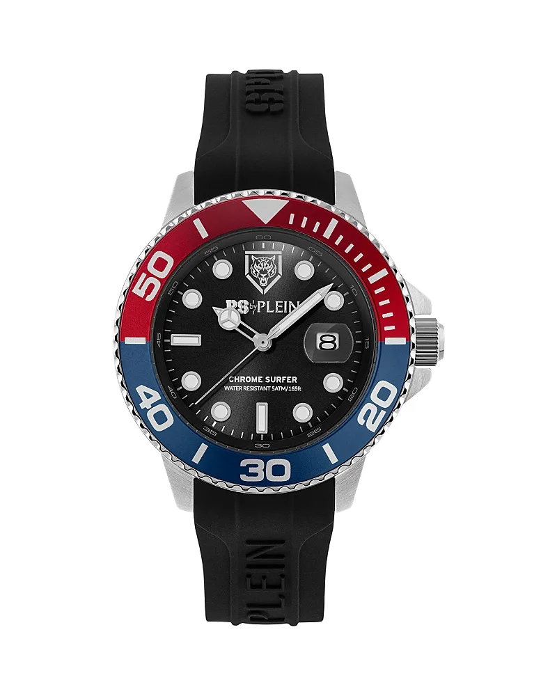Chrome Surfer Watch, 43mm by Plein Sport