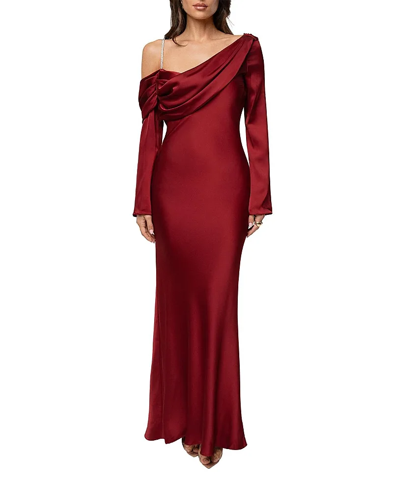 One and Only Satin Dress