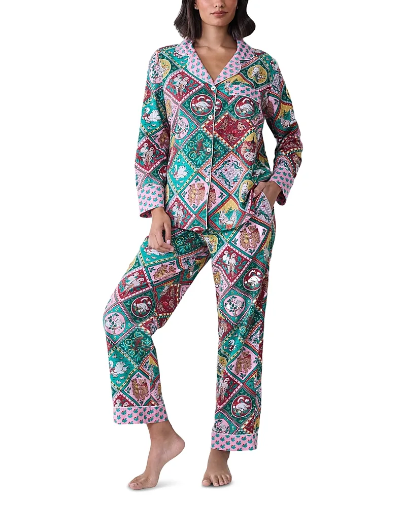 Cotton Flannel Pajama Set by Printfresh