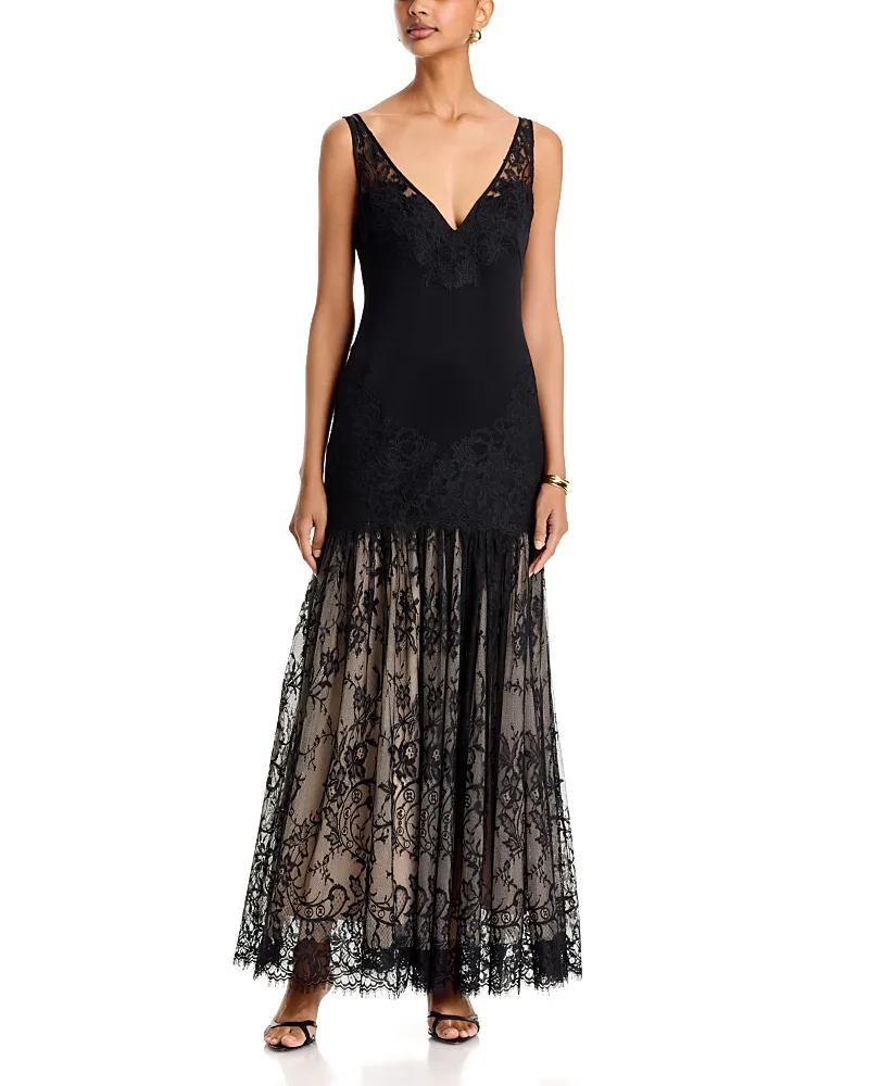Blair Lace Maxi Dress by Ungaro