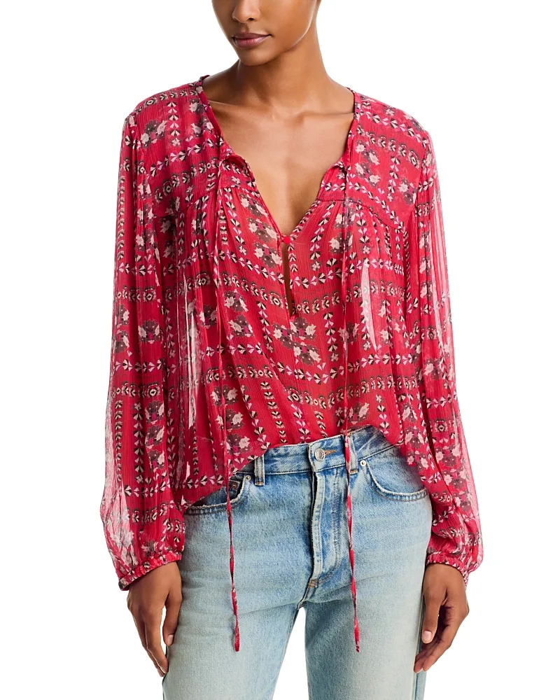 Etoile Daytonea Tie Neck Top