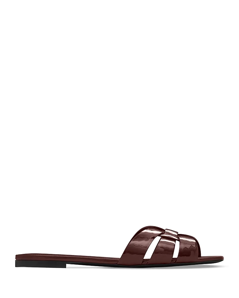 Tribute Mule Slides by Saint Laurent