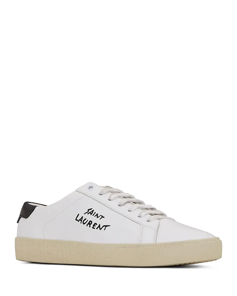 Court Classic Sl/06 Embroidered Sneakers by Saint Laurent