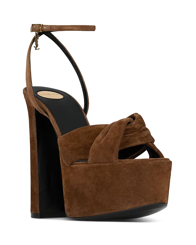 Franciane Platform Sandals by Saint Laurent