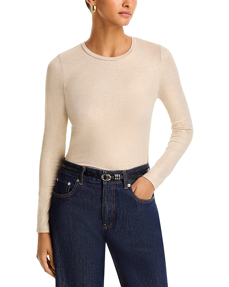 Metallic Fitted Top