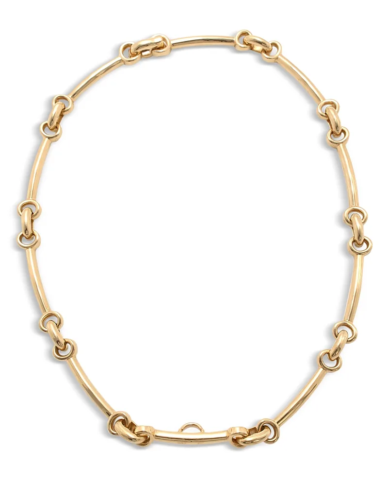 18K Yellow Gold Long Link Collar Necklace, 15 by David Webb