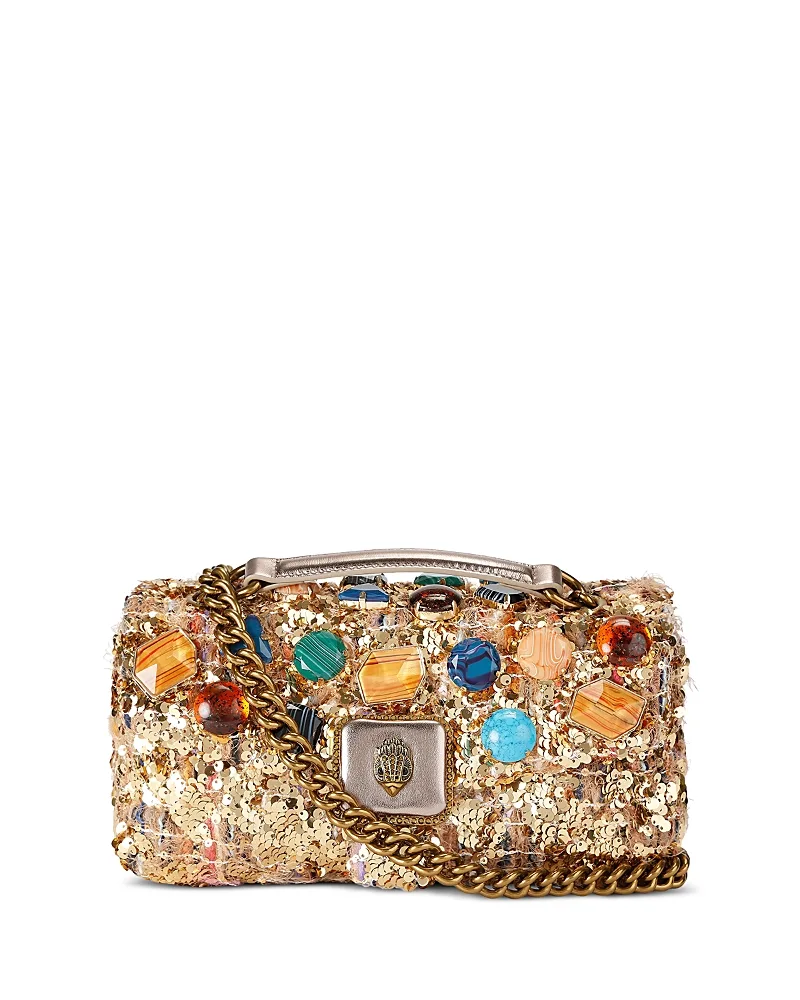 Pimlico Embellished Sequin Shoulder Bag by Kurt Geiger