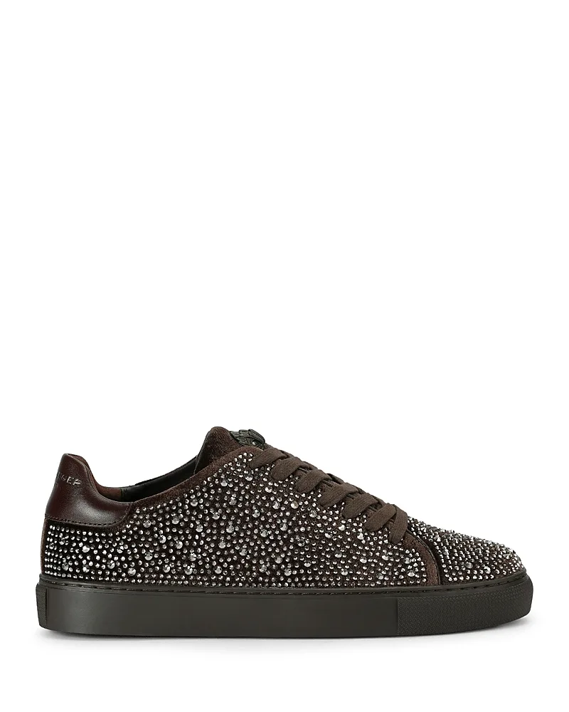 Lennon Embellished Low Top Sneakers by Kurt Geiger