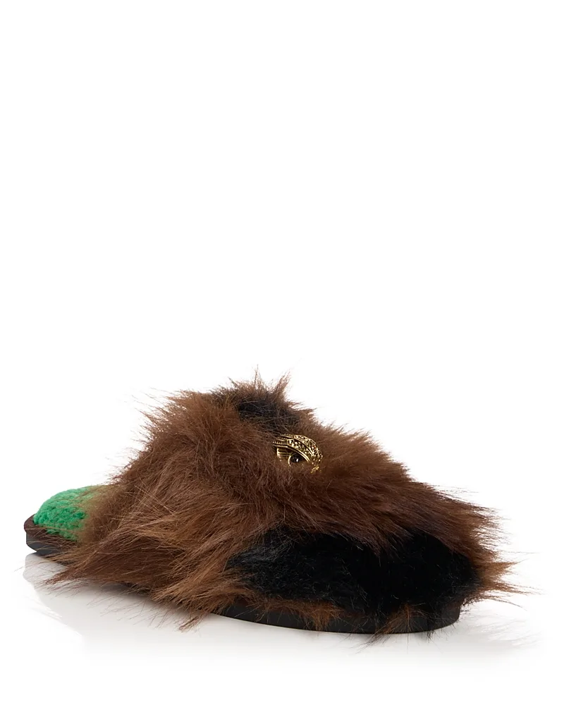 Kensington Faux Fur Slippers by Kurt Geiger