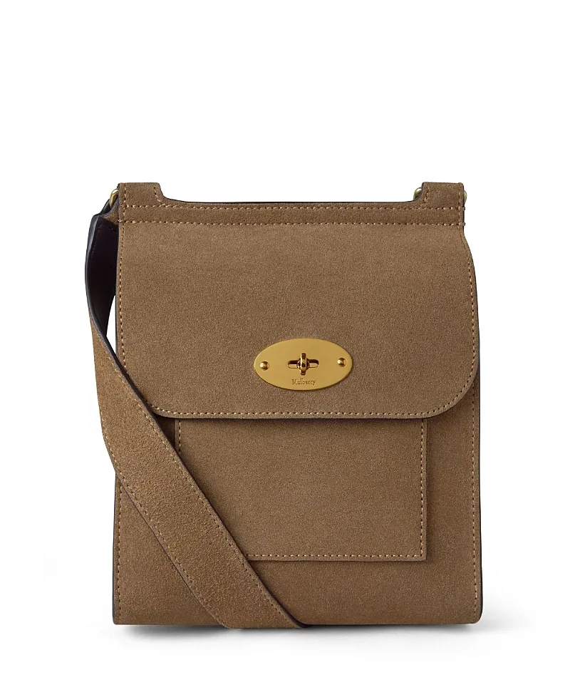 Small Antony Crossbody in Suede by Mulberry