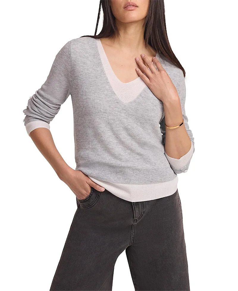 Layered Detail Knit Top