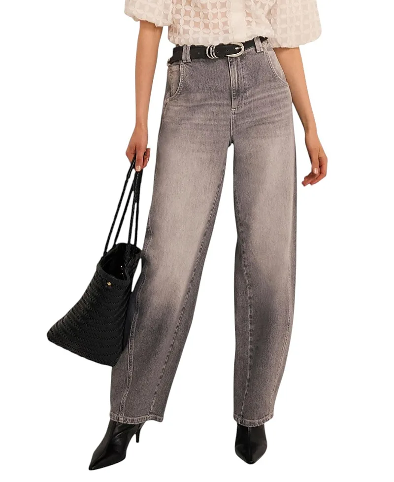 Relaxed Ultimate Full Length Barrel Jeans by Mint Velvet