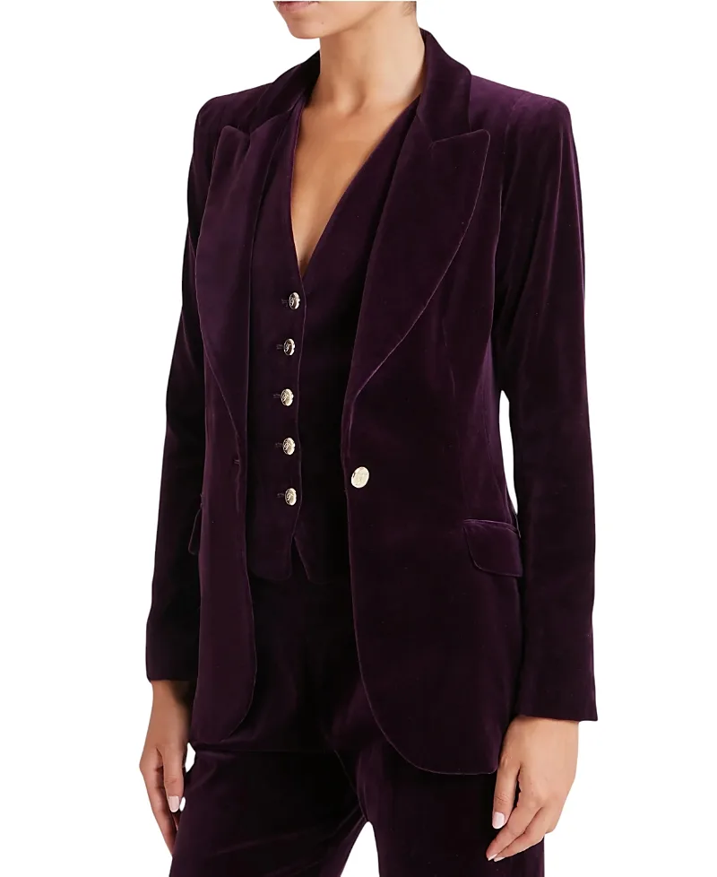 Clove Velvet Jacket by Temperley