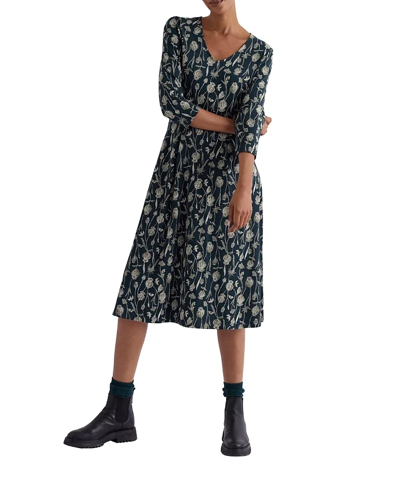 Pier View 3/4 Sleeve Dress