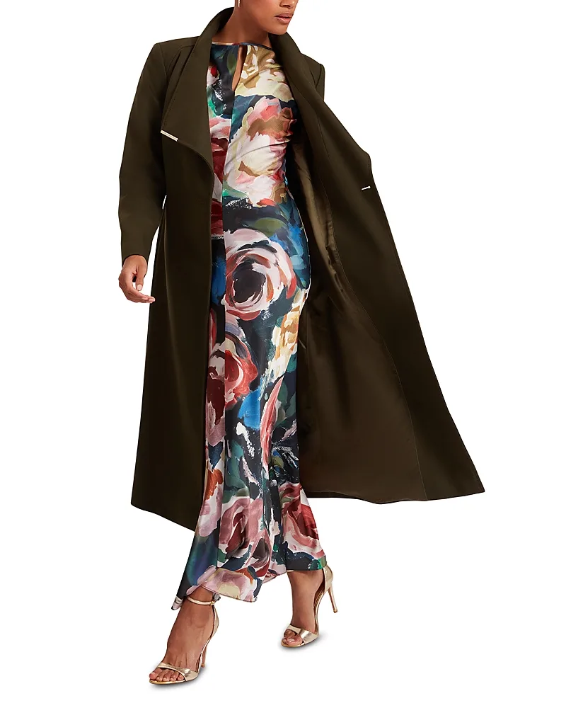 Rosell Wool Blend Wrap Coat by Ted Baker