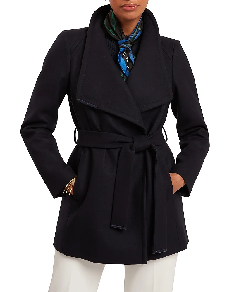 Rosess Wool Blend Wrap Coat by Ted Baker
