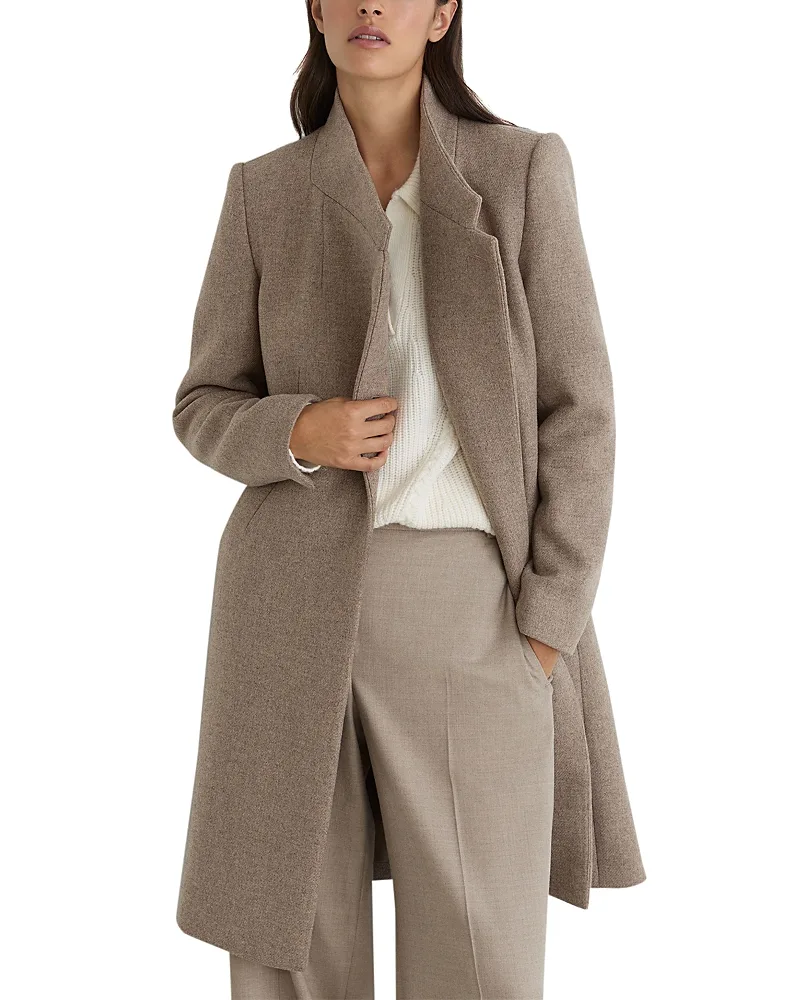 Max Wool Blend Wrap Coat by Reiss