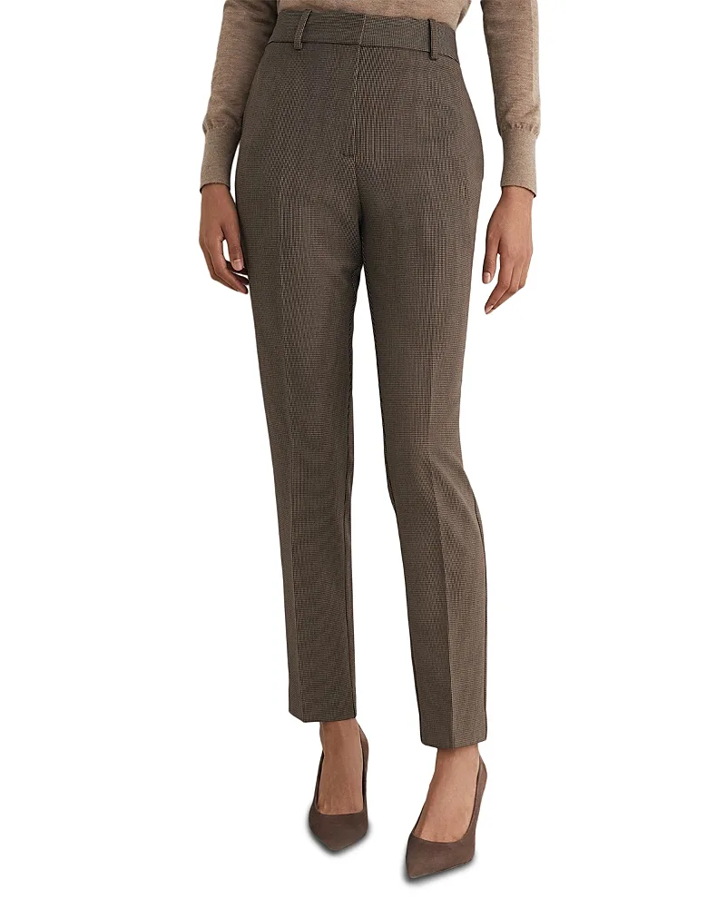 Gabi Slim Creased Pants by Reiss