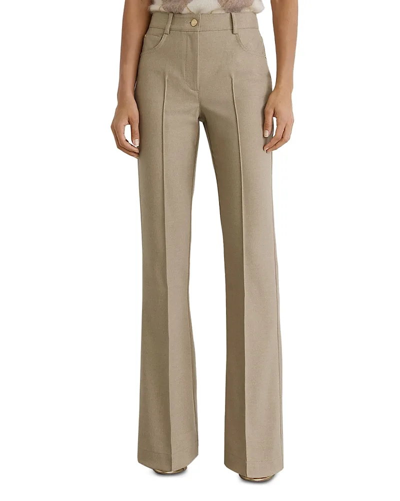 Sofia Flared Twill Pants