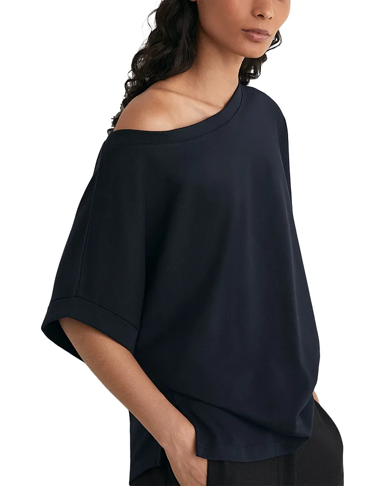Sia Cotton Off-the-Shoulder Top by Reiss