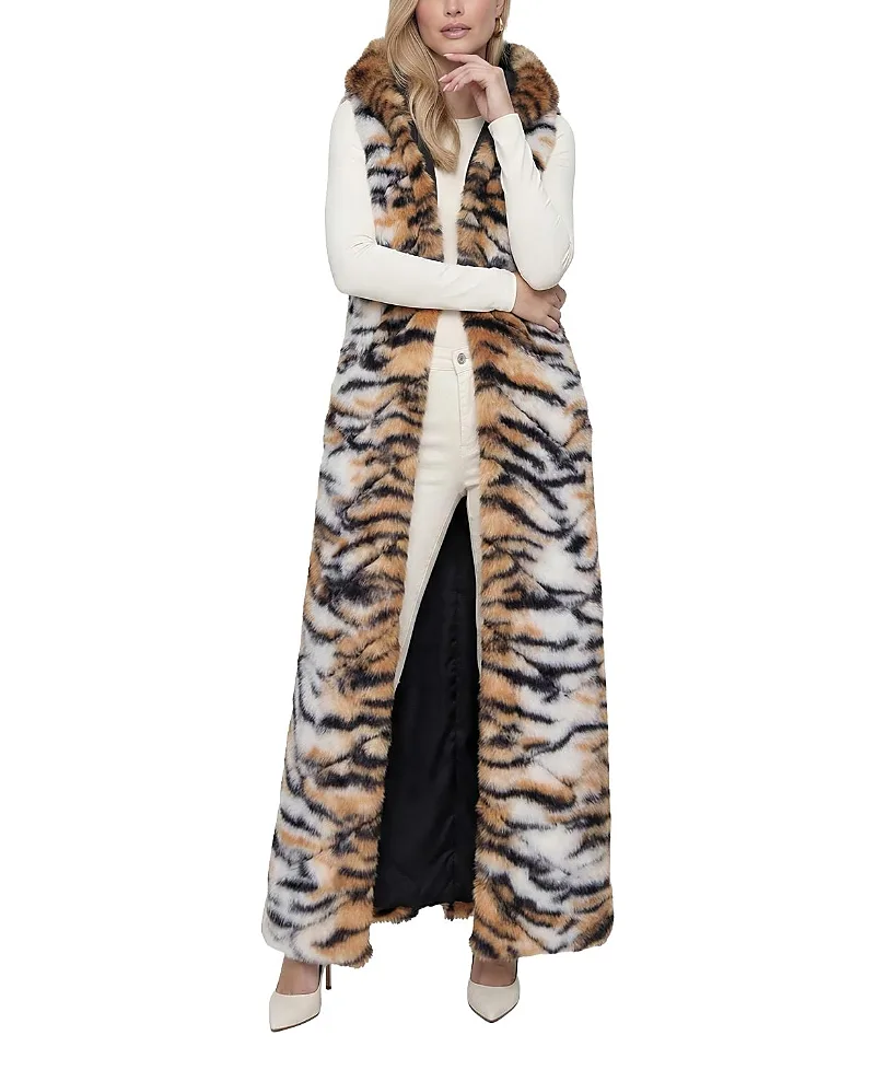 Faux Fur Fox Hooded Vest by Lyla Grant