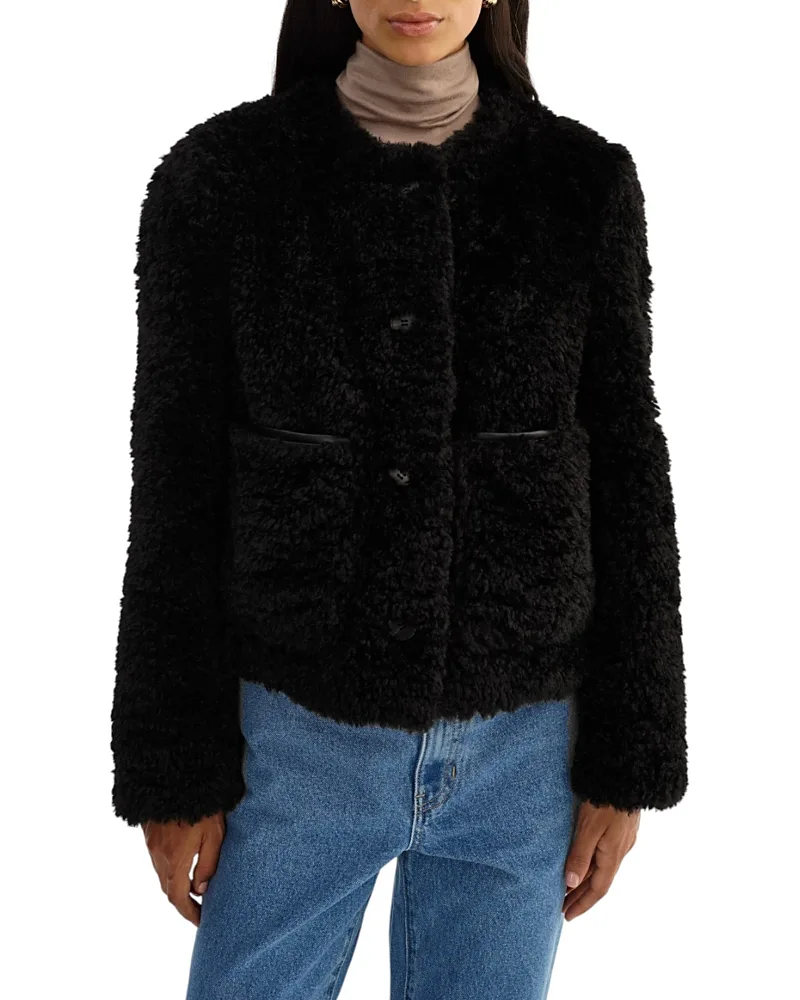 Collarless Jacket