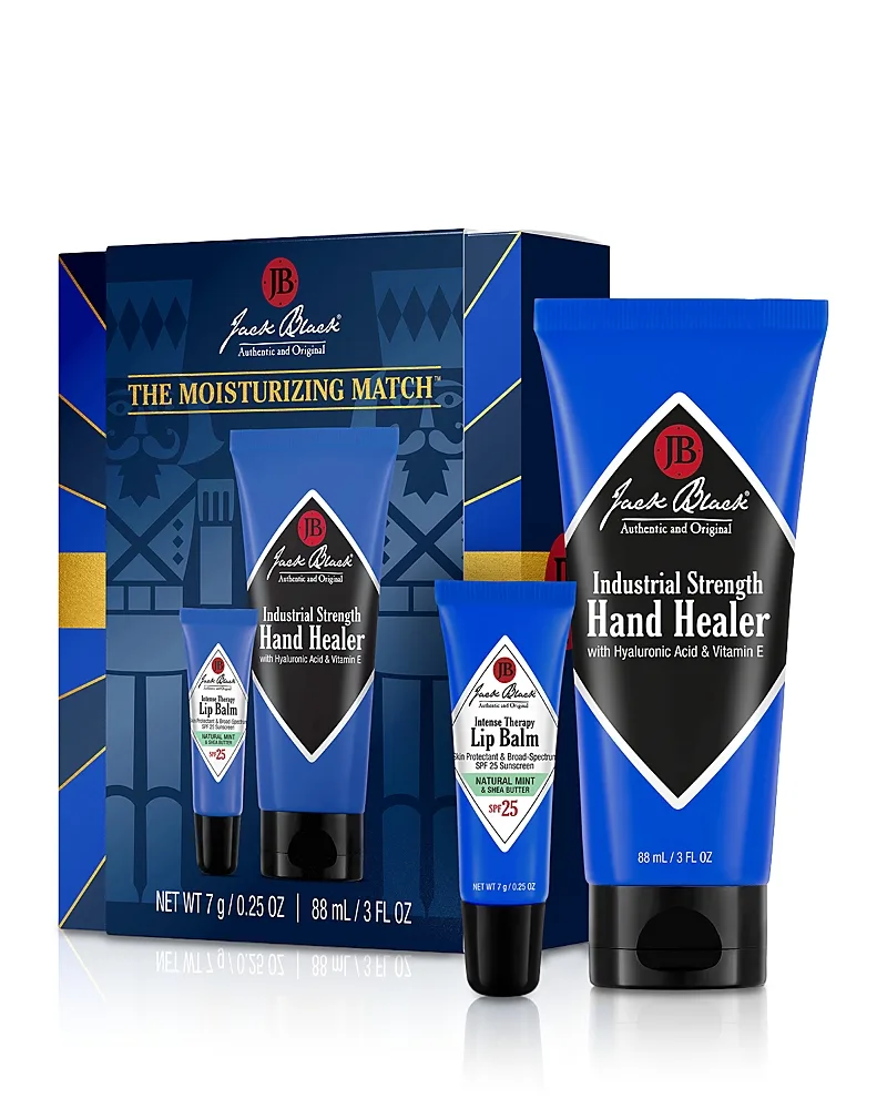 The Moisturizing Match Hand Lotion & Lip Balm Gift Set by Jack Black