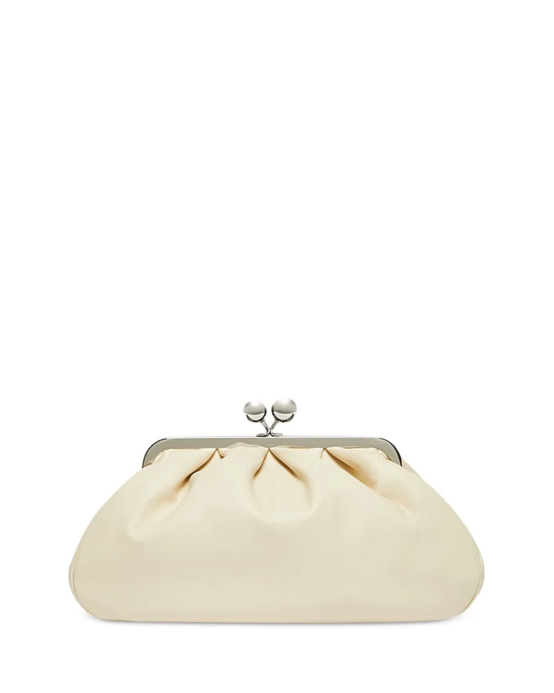 Weekend Max Mara Deconstructed Medium Pasticcino Leather Bag
