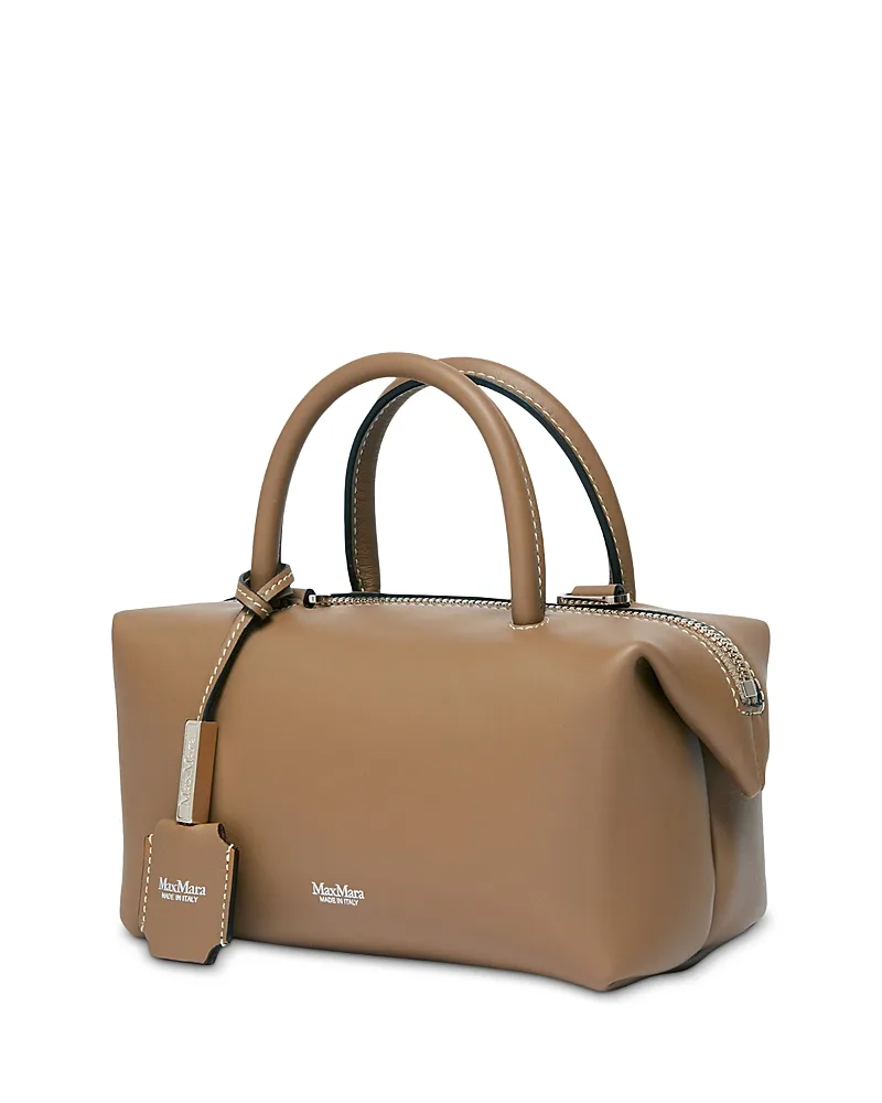 Small Leather Bowler Bag by Max Mara