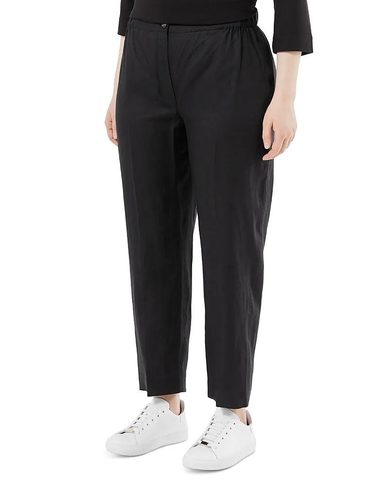 Linen Cigarette Pants by Marina Rinaldi