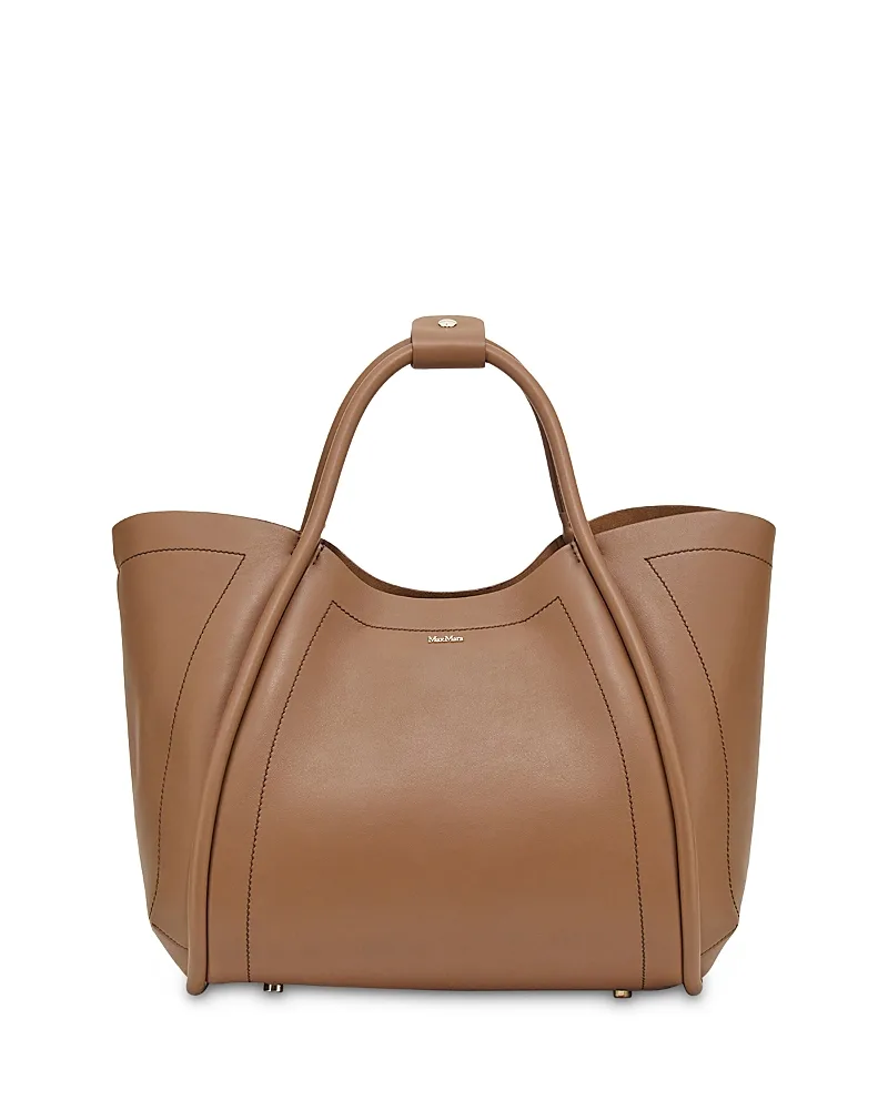 Marine Leather Tote by Max Mara