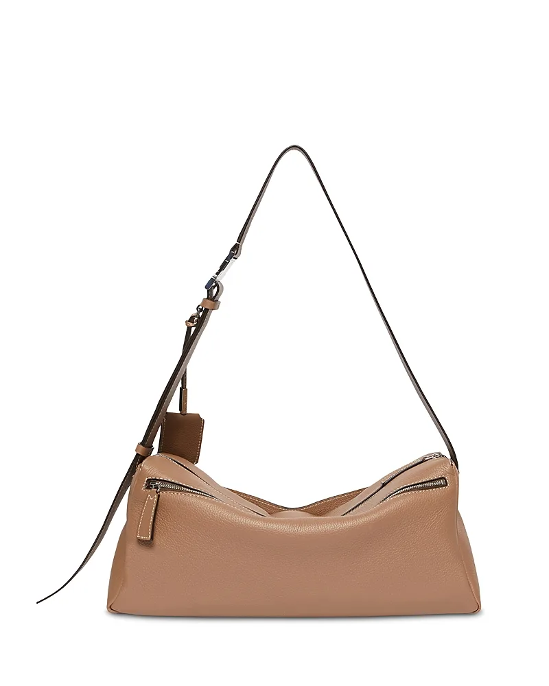 Medium Leather Shoulder Bag by Max Mara