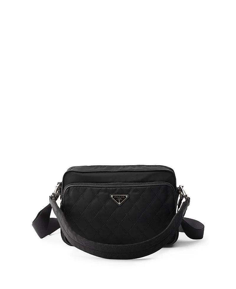 Re-Nylon and Leather Shoulder Bag by Prada