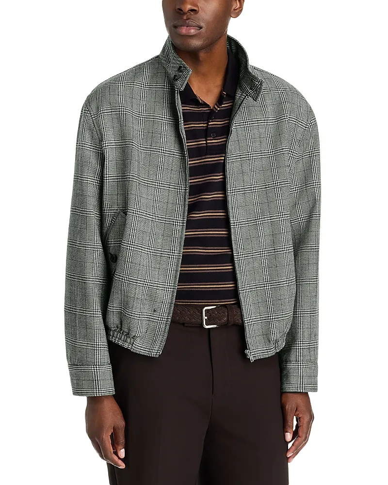 Oversized Woven Check Jacket by Marni