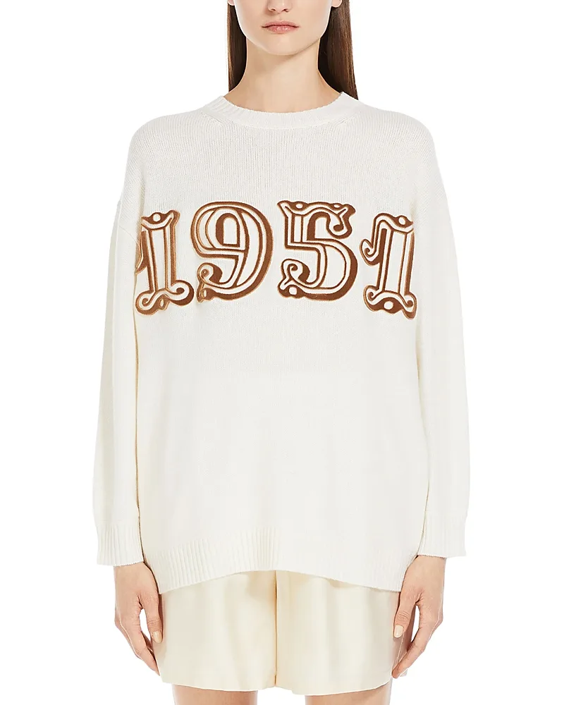 Fido Wool & Cashmere Crewneck Sweater by Max Mara