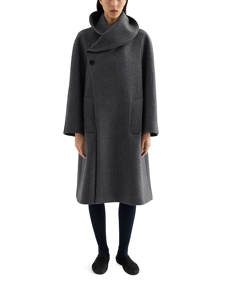 Compact Wool Coat by Jil Sander