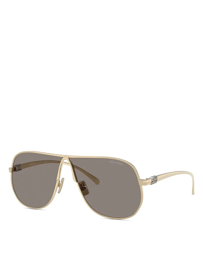Aviator Sunglasses, 66mm by Miu Miu
