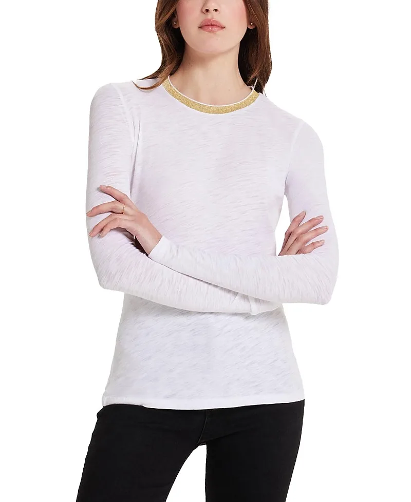 Pave Shimmer Ringer Top by Goldie Lewinter