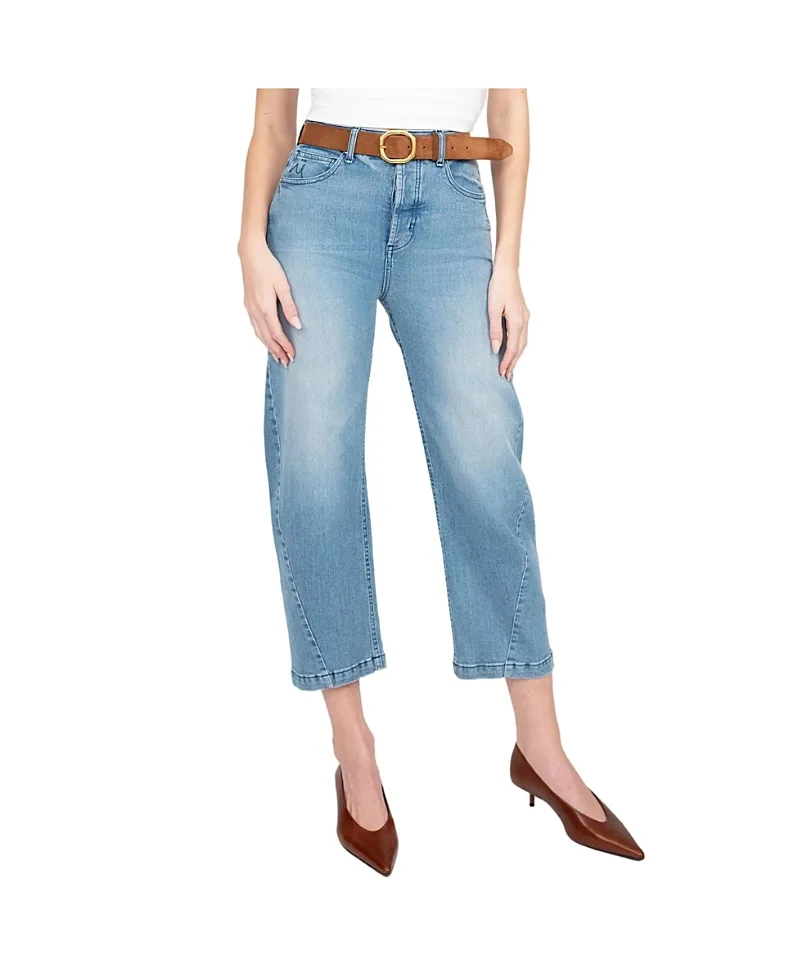 Mid Rise Gail Barrel by Rudes Denim