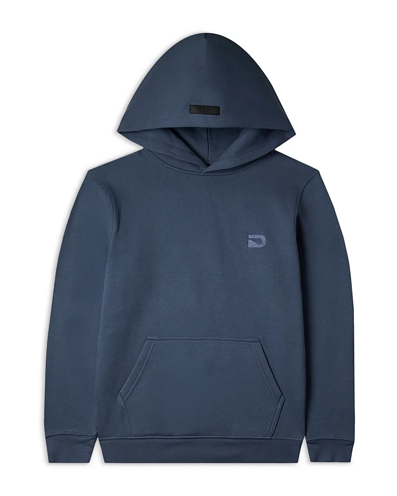 Drip Core Stretch Cotton Hoodie - Denim by The Drip Shop