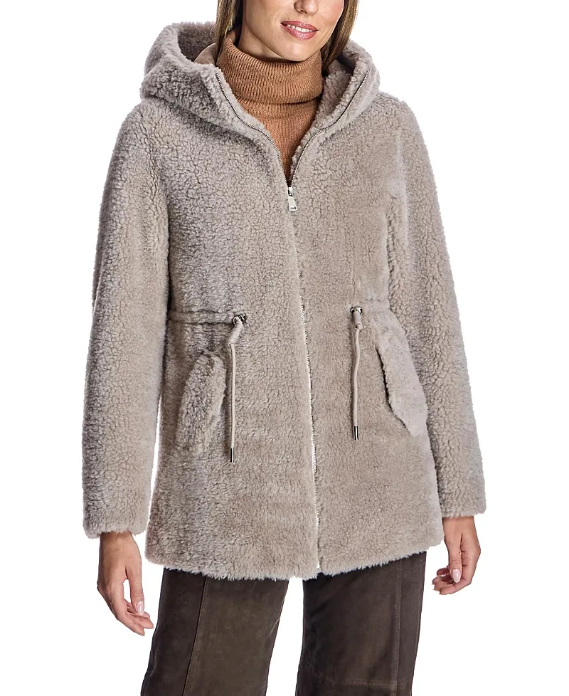 Hooded Lambswool Jacket by Maximilian