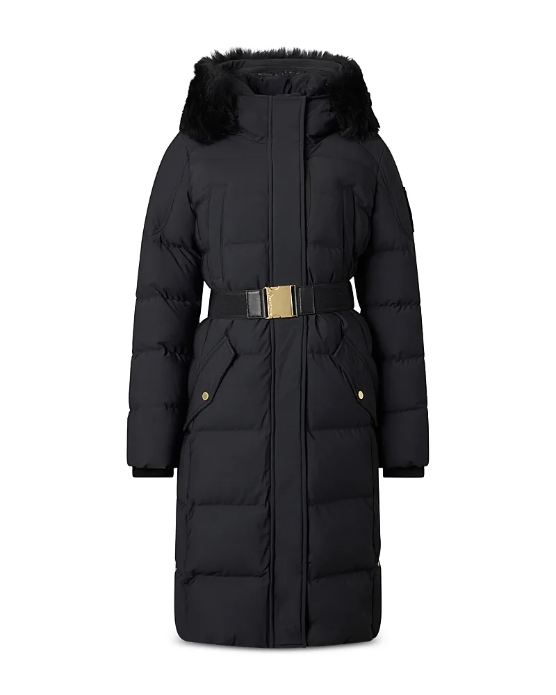 Gilded Belted Down Parka by Moose Knuckles
