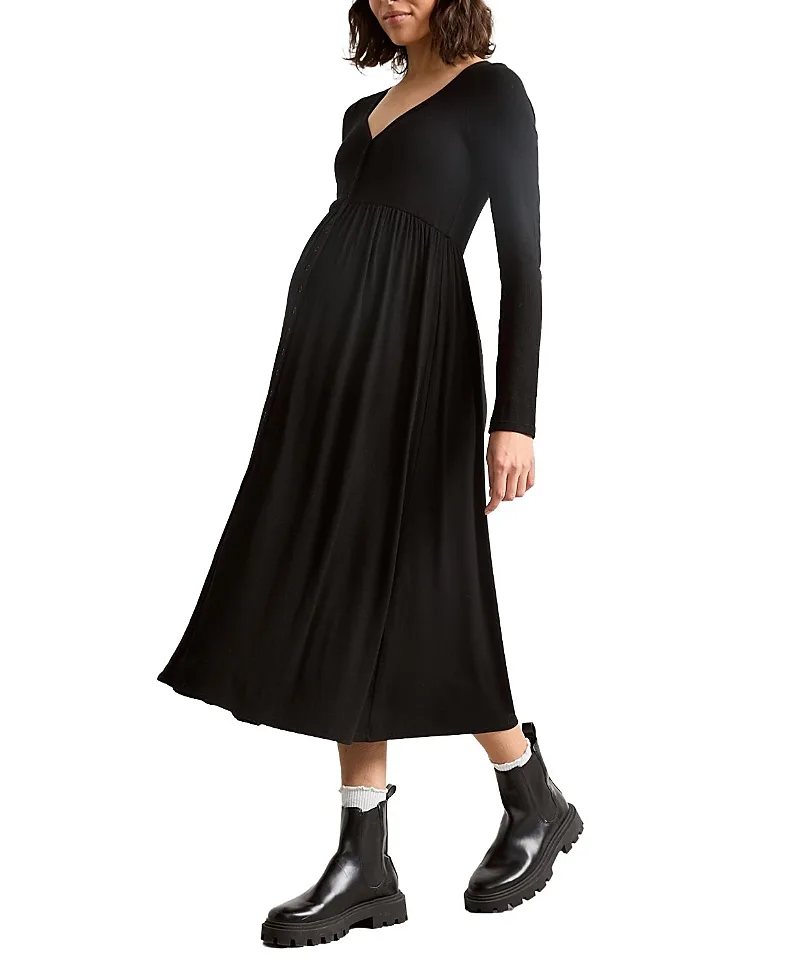The Softest Rib Nursing Dress by Hatch
