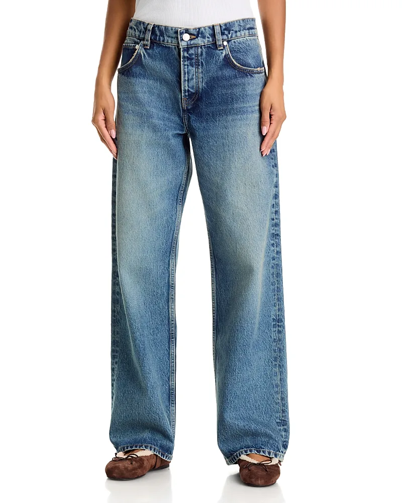 Mid Rise Baggy Jeans