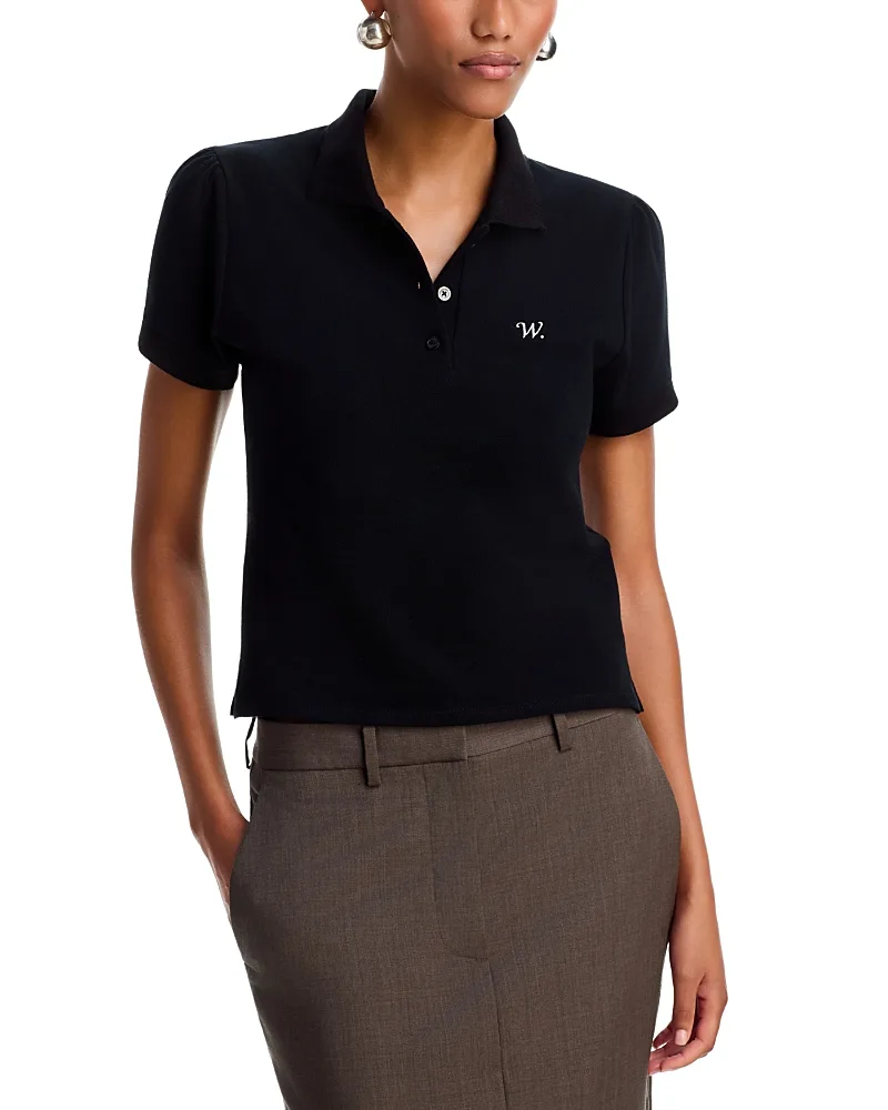 Chavela Cotton Short Sleeve Polo by Willy Chavarria