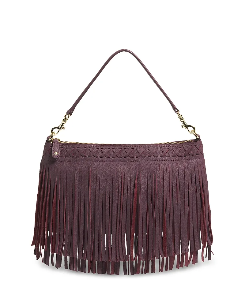 Brighton Fringed Leather Clutch by Stoney Clover Lane