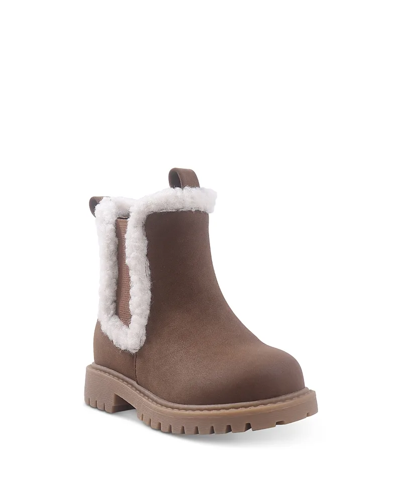 Lucianna Faux Sherpa Ankle Boots by Sam Edelman