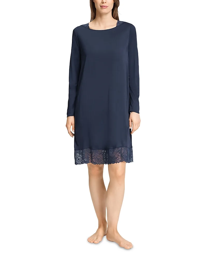 Azelia Lace Trim Nightgown by Hanro