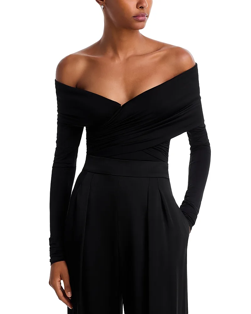 Otto Off-the-Shoulder Bodysuit by Paris Georgia