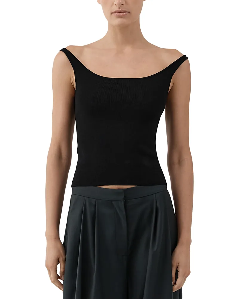 Knit Bodycon Off-the-Shoulder Top by St. Agni